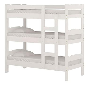 Imagem de Treliche em madeira maciça tauari Esmeralda Branca