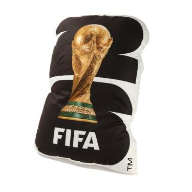 Imagem de FIFA Almofada macia da Copa do Mundo 2026, almofada macia do troféu da Copa do Mundo, almofada de pelúcia com tema de futebol americano, decoração de quarto (troféu)