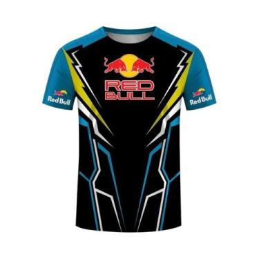 Imagem de Camiseta De Manga Curta Red Bull Racing Masculina 2025 Nova Moda Para 