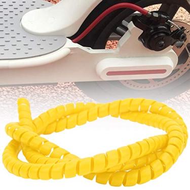 Imagem de KIMISS Capa Protetora da Caixa do Cabo do Tubo Espiral da Linha de Freio para Ajuste para Scooter Elétrica M365 - Ecológica, Fácil de Instalar, Proteção Perfeita Em Preto, Vermelho ou Amarelo
