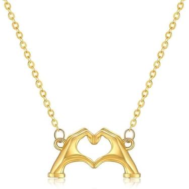 Imagem de HBFKL Taylor Colar de presente de aniversário, 1989 Swifty Merch, pulseira de mãos de coração Taylor, melhor presente de aniversário para meninas, mulheres, esposa, filha, neta, melhor amiga, irmã