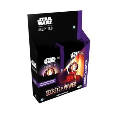 Imagem de Asmodee Star Wars: Unlimited TCG Secrets of Power Carbonite Booster Display - 12 Pacotes Premium Booster com Variantes Exclusivas e Cartas de Prestígio, Idades a partir de 12 ou Mais de 2 Jogadores
