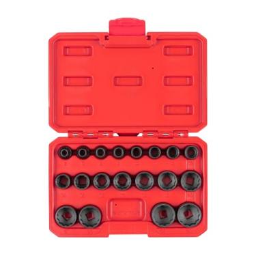 Imagem de TEKTON Conjunto de soquetes de impacto de 12 pontos, 19 peças (6-24 mm) | SID91306