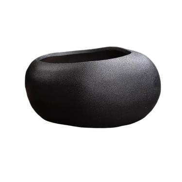 Imagem de Pires de plantas Bandeja profunda cerâmica do estilo chinês dos recipientes simples arranjo de flores Desktop