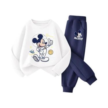 Imagem de Conjunto De Agasalho Disney Mickey Para Bebês, Meninos E Meninas, Outo