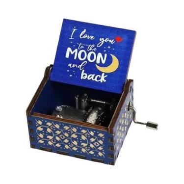 Imagem de Caixa De Música De Madeira Pink Panther Simpson Com Manivela, Presente