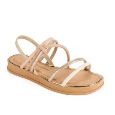 Imagem de Sandália Dakota Flatform Metalizada Feminina Y9392-Feminino