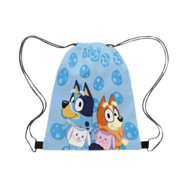Imagem de Mochila De Cordão Bluey Bingo Anime Cartoon, Bolsa De Armazenamento Po