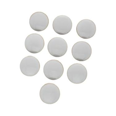 Imagem de Botões De Camisa De Metal Preto Branco Azul Verde 10pcs Botões De Pres