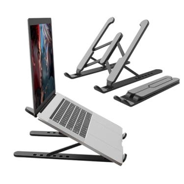 Imagem de Suporte de Mesa para Notebook Regulável – Base Ergonômica Ajustável para Home Office, Estudo e Trabalho