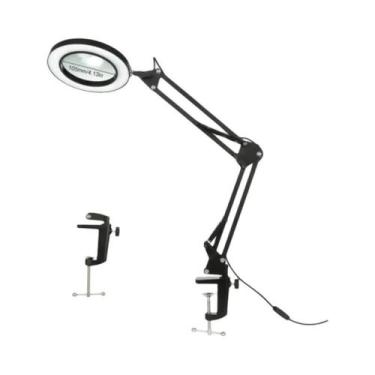 Imagem de Lupa Iluminada USB 72LED 8X 10X Para Soldagem, Reparos, Cuidados Com a