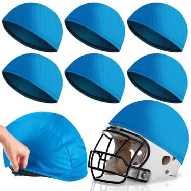 Imagem de Ramede 6 peças de capas de capacete de futebol para treino Scrimmage Cap Capacete Scrimmage Cap para jovens adultos futebol hóquei acessórios de treinamento 10,4 polegadas de diâmetro (estilo regular