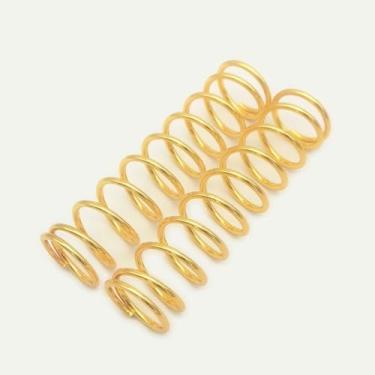 Imagem de Hardened Steel Rear Shock Springs Gold for Traxxas 1/6 Pro Scale Sand Care Funco 10944