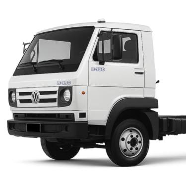 Imagem de Adesivo Resinado Compatível Com Caminhão 8-150 Delivery Emblemas Escovado