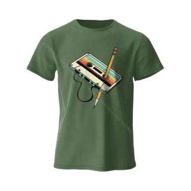 Imagem de Camiseta De Algodão Impressa Para O Verão Masculina, Macia E Respiráve