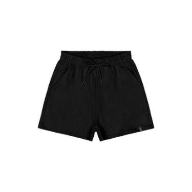 Imagem de Short Juvenil Básico em Moletom Gloss-Feminino