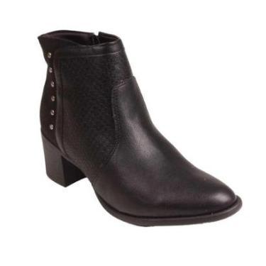 Imagem de Bota C/ Baixo Feminino Comfort Flex 2392301 Preto 38-Feminino