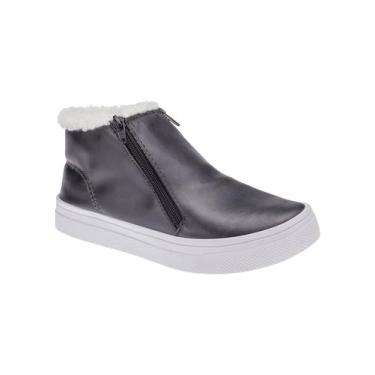 Imagem de Tênis Botinha Feminino Delicado Com Pelo Interno Forrado Leve e Confor