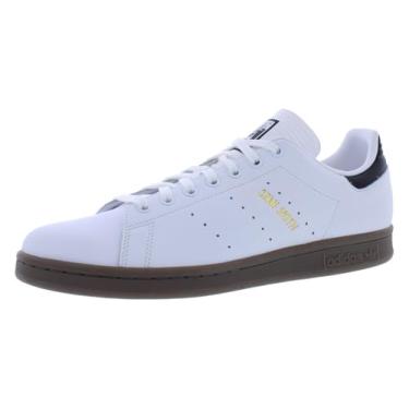 Imagem de adidas Tênis masculino Stan Smith (End Plastic Waste), Branco/preto, 45