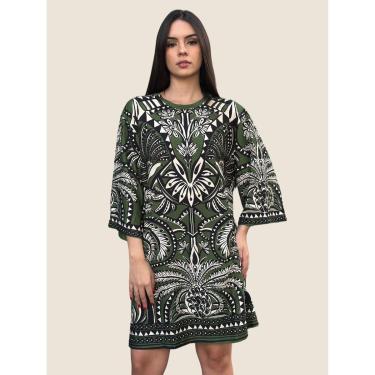 Imagem de Vestido Tshirt Estampado Big Balamana Farm Cor:;Tamanho:GG-Feminino