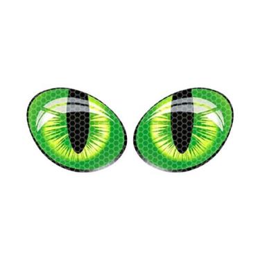 Imagem de Adesivos Refletivos Para Motocicleta Com Olhos De Gato, Decalques De S