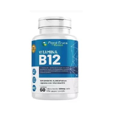 Imagem de Vitamina B12 Metilcobalamina 350mg 60 cps Floral Ervas-Unissex