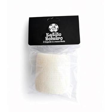 Imagem de Bandagem Fita Elástica Adesiva Esportiva 5x4,5 mts (Branca)