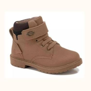 Imagem de Bota Infantil Menino Country Confortável Peão Macio Leve  Inverno Estiloso Tira Ajustável-Masculino