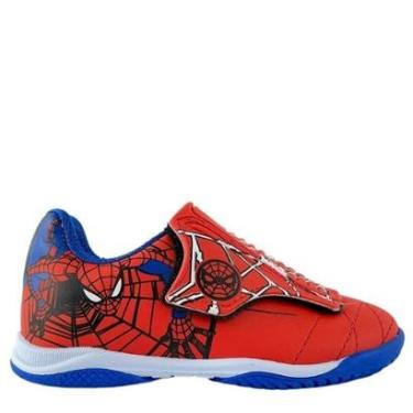 Imagem de Chuteira Dray Marvel Homem Aranha Infantil Futsal-Masculino