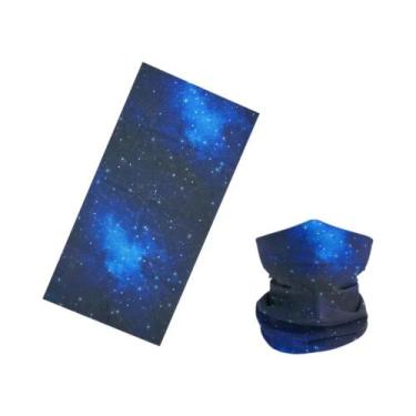 Imagem de Bandana De Ciclismo Unissex Com Estampa De Estrelas, Sem Costura, Prot