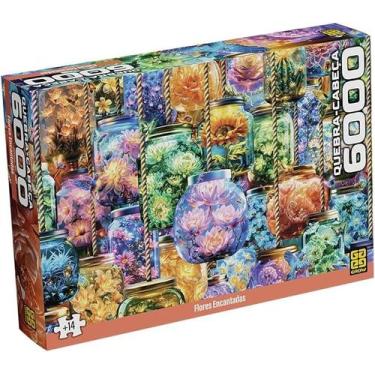 Imagem de Quebra Cabeça 6000 Peças Flores Encantadas - Grow