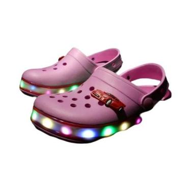 Imagem de Sandálias De LED Antiderrapantes De Verão Para Meninas, Calçados Casua