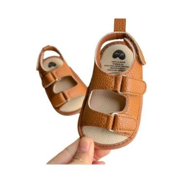 Imagem de Sandálias De Verão Unissex Para Bebês Com Sola De Borracha Macia E Bic