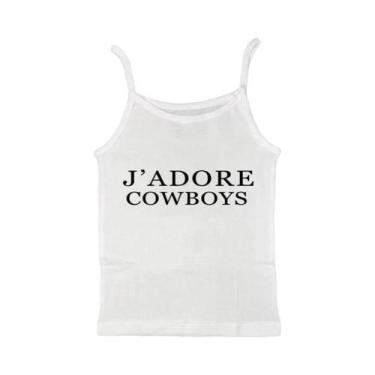 Imagem de Top Cropped Vintage Harajuku Y2k Sem Mangas Com Estampa De Letras Para