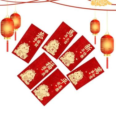 Imagem de Envelopes vermelhos para dinheiro, tradicional grande - Envelopes vermelhos do ano do cavalo 2026, para ano novo lunar, festival de primavera, casamento, noivado, aniversário, homens, mulheres