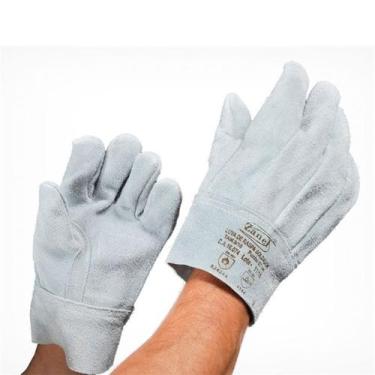 Imagem de Luva de Raspa Soldador Cano Curto Zanel - REMAR