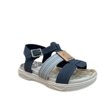 Imagem de Sandália Infantil Molekinho Conforto 2140.750 - Azul-Masculino