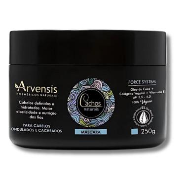 Imagem de Máscara Arvensis Cachos Naturais Cabelos Ondulados e Cacheados 250g
