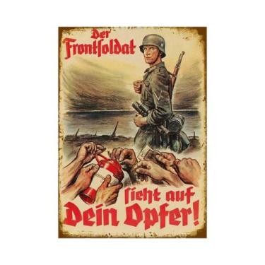 Imagem de Placa De Metal Vintage Alemã Para Decoração De Parede De Casa, Bar, Ga