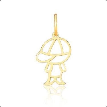 Imagem de Pingente Menino Em Ouro 18k 0,750 - Dream Factory Jóias