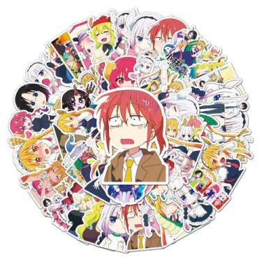 Imagem de Pacote de 50 peças de adesivos Kobayashi's Dragon Maids Anime - yiweis