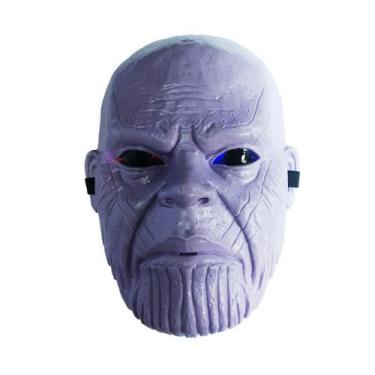 Imagem de Máscara de Halloween Cosplay Thanos em PVC para adultos - yiweisai