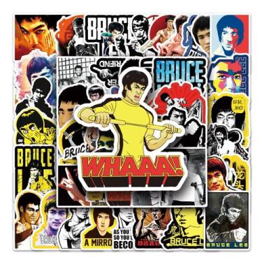 Imagem de Adesivos de vinil impermeável Bruces Lees, anime, 51 unidades - yiweis