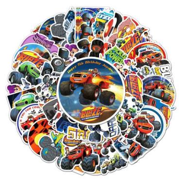 Imagem de Pacote de adesivos Blazers Truck Anime Waterproof Vinyl 50 unidades - 