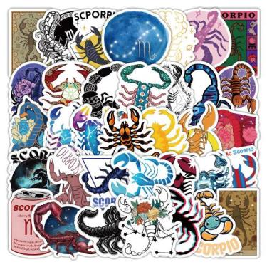 Imagem de Adesivos de vinil impermeável Scorpios, anime, 50 unidades/lote, 5-7 c