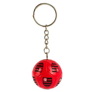 Imagem de Chaveiro Bola Futebol 4Cm - Flamengo - Mileno
