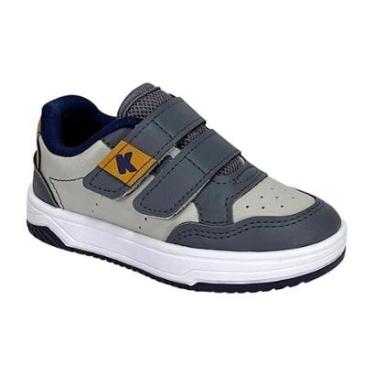Imagem de Tênis Kidy Happy Respi-tec Infantil 3131051 Cinza Grafite-Unissex