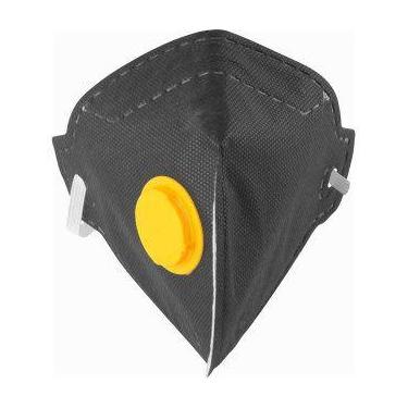 Imagem de Máscara PFF2 Respirador CA 29784, C/ Válvula e Carvão Ativo , Dobrável