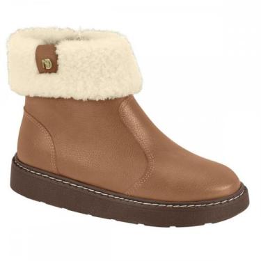 Imagem de Bota Modare 7088102 Detalhe em Pelinho Feminino, Caramelo, 37