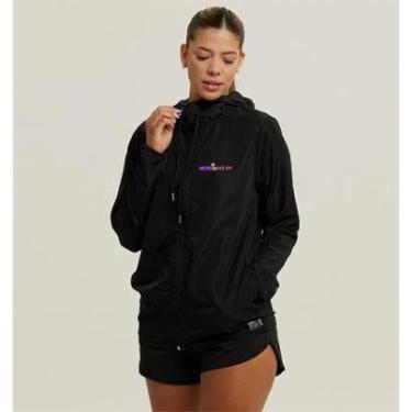 Imagem de Jaqueta Corta Vento Impermeável Feminino WSS Brasil Gym Never Give Up-Feminino